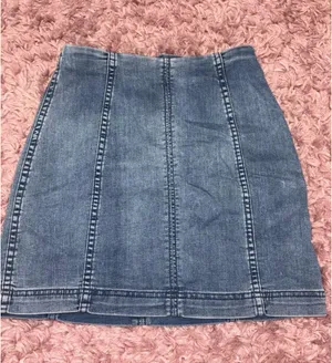 Free people Jean skirt thumbnail 1