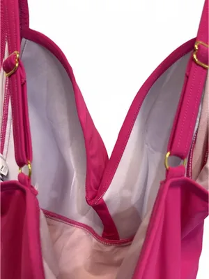Sonnet Shores Malibu Pink One Piece Ruched Plus Size Swimsuit 24W thumbnail 6