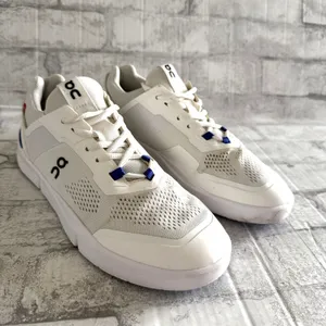 On Cloud The Roger Spin White Indigo Mesh CloudTec Speedboard Tennis Athletic Sneaker thumbnail 1