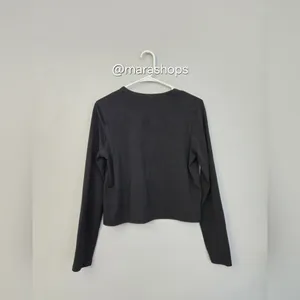 Lululemon Classic-Fit Cotton-Blend Long Sleeve Shirt Black thumbnail 6