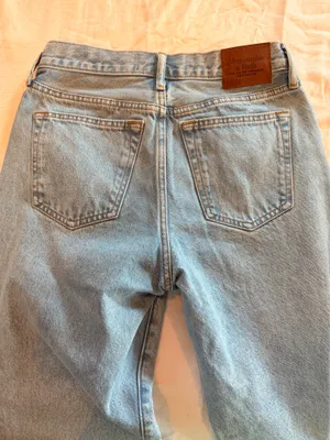 Abercrombie & Fitch Authentic Rigid Denim Baggy Jeans Light Wash 28x30 thumbnail 2