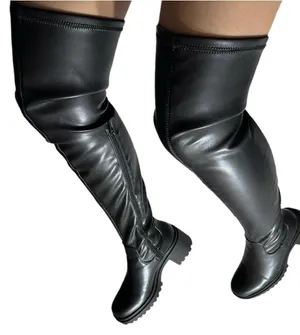 Diba True high high black leather boots thumbnail 1
