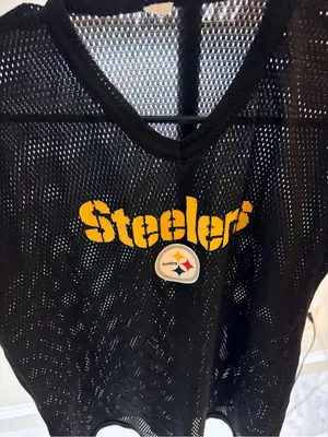 Steelers Black Mesh Jersey Top thumbnail 2