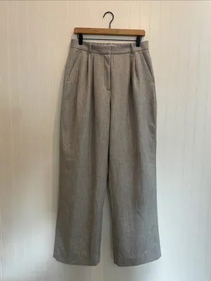 ABERCROMBIE & FITCH Curve Love A&F Sloane Tailored Wide Leg Pant Size 30 | 10L thumbnail 3