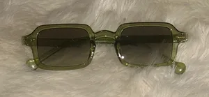 Trendy Olive Sunglasses Green thumbnail 1