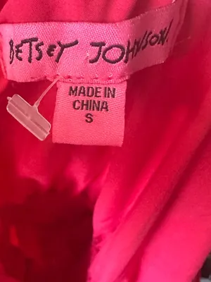 Betsey Johnson Vintage Pink Ruffled Tiered Sundress S thumbnail 6