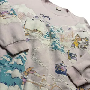✨🏔️ FLAGSTAFF Vintage Ski Scene Sweatshirt One Size USA Graphic 🏔️✨‎ thumbnail 4