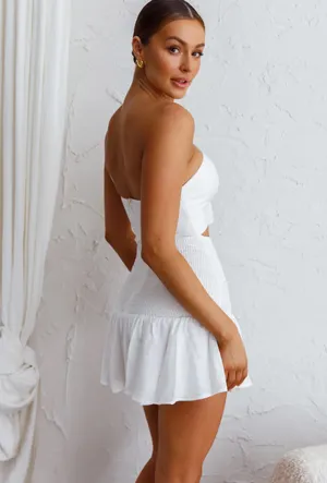 Selfie Leslie White Mini Dress thumbnail 5