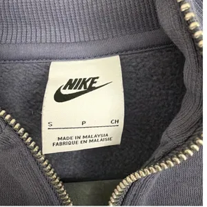 Nike Sportswear Phoenix Fleece 1/2-Zip Crop Sweatshirt Purple White Size Small thumbnail 3