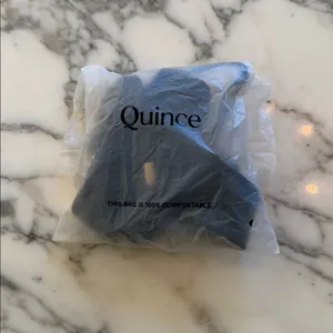 NWT Quince Italian Black Italian Adjustable Side-Tie Bottom Bikini, Size Small thumbnail 10