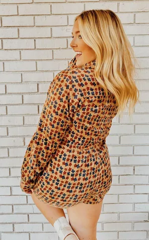 Boutique Romper Tan Size L thumbnail 2