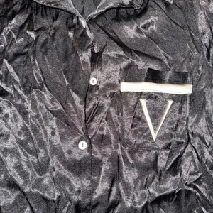 Victoria's Secret Black satin polka dot pajamas thumbnail 10