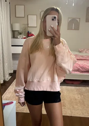 Nike Cropped Crew Neck Sweatshirt thumbnail 1