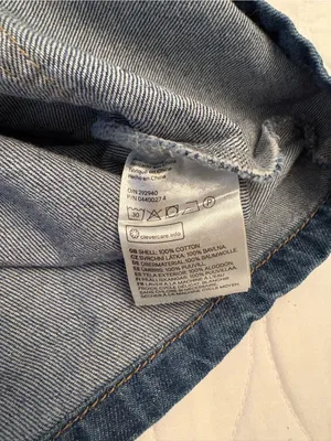 H&M Denim Overall Dress Size 6 thumbnail 8