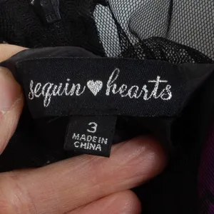 Sequin Hearts Womens Floral Hi Low‎ Sleeveless Cocktail Dress Size 3 Whimsigoth thumbnail 5