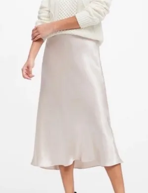 Banana republic satin skirt thumbnail 1