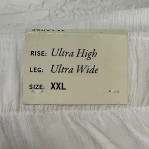 Abercrombie & Fitch Ultra High Rise Ultra Wide Leg Crinkle Pants Size XXL thumbnail 3