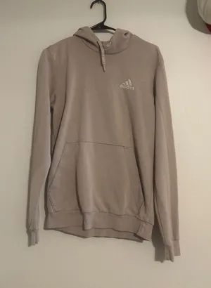 Adidas Tan Hoodie Sweatshirt thumbnail 1