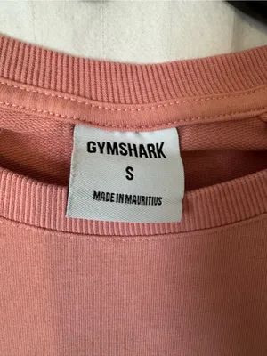 Gymshark Dusty Pink Cropped Long Sleeve Top – Small thumbnail 3