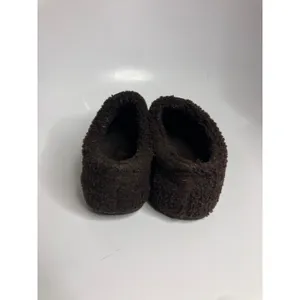Bombas Gripper Slippers Women Size 7 Brown Excellent Sherpa Fleece House Shoes thumbnail 4