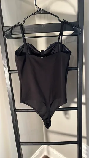EXPRESS Black Bodysuit thumbnail 3