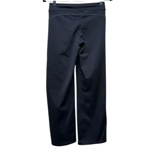 Athleta Women Wide Leg Low Rise Pants Pull On Size XSP Black‎ Yoga thumbnail 2