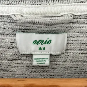 Aerie Drop Sleeve Heather Gray Sweater | Size Medium thumbnail 5