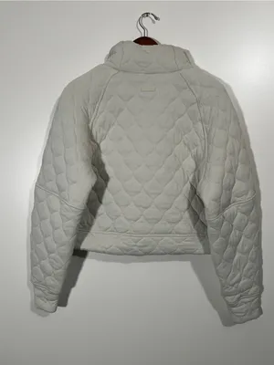 Lululemon Scuba Oversized Quilted Half Zip Size M/L Bone thumbnail 8