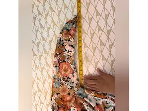 For Love & Lemons Long-Sleeve Floral Tie-Front Maxi Dress Size XS thumbnail 11