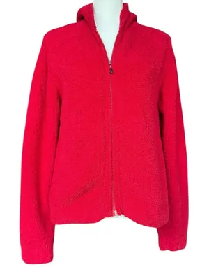 Columbia Full Zip Red Hoodie Jacket‎ Sz M thumbnail 1