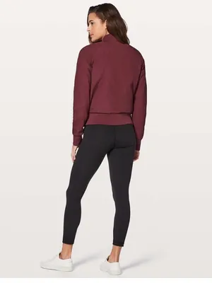 lululemon Non-Stop Reversible Bomber Jacket - Redwood (Merlot) - 4 thumbnail 3