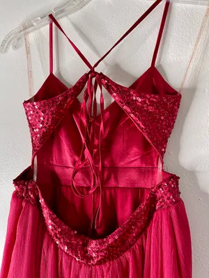 Forever 21 Red Sequin Dress thumbnail 4