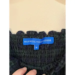 Maxwell‎ & Geradline The Sarah Short Tartan Plaid Mini Dress Preppy Blackwatch M thumbnail 4