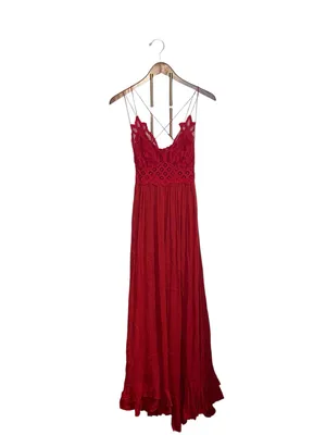 Free People Adella Lace Boho Maxi Slip Dress thumbnail 11