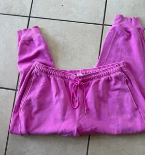 Victoria's Secret PINK Bright Magenta Pink Drawstring Joggers / Sweatpants - Size XXL thumbnail 1
