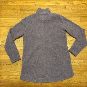 Duluth women’s purple fleece sweater thumbnail 2