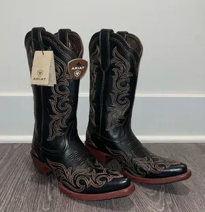 Ariat Hazen Ancient Black Western Boots thumbnail 1