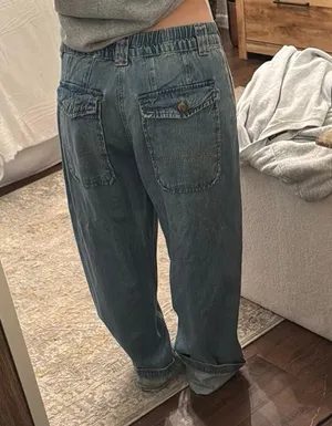 Free People Low rise baggy Jeans thumbnail 2