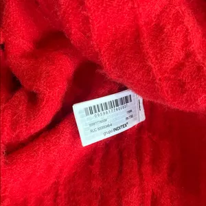 NWT ZARA Red Cable Knit Sleeveless Sweater Vest Super Soft Medium thumbnail 11