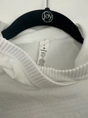 Lululemon Rest Less Hoodie White / White 6 thumbnail 6