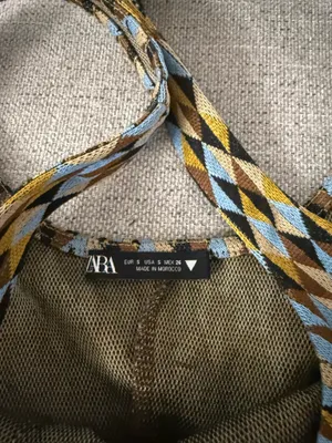 Zara Retro Print Mini Dress thumbnail 3