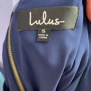 Lulus Shift and‎ Shout Shift Dress in Navy Blue Size Small thumbnail 5