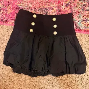 ZARA Skirt Mini Black thumbnail 1