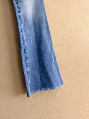 PacSun Light Blue Flare Jeans, waist 13", inseam 30", rise 7" thumbnail 4