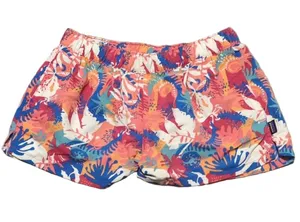 Patagonia Wild Waratah: Reef Pink Barely Baggie Shorts Size Small thumbnail 1