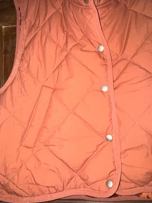 HYFVE Quilted Coral Pink Puffer Vest thumbnail 2