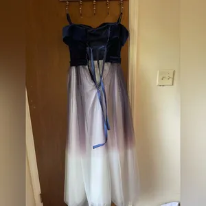 Fairy starfall ball velvet ombré tulle ballgown thumbnail 7