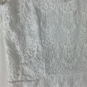 Free People size medium white lace mini dress new bridal anthro open back thumbnail 11