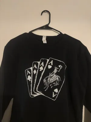 Western Black card Crewneck thumbnail 2