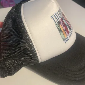 Taylor Swift The Eras Tour trucker hat black mesh white graphic new thumbnail 3